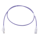 SIEMON MC6-03-0828B – Patch Cord Cat6 UTP / 28AWG / 0.91 m (3 ft) / CM/LS0H / Diámetro 4.0 mm / Violeta