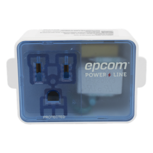 EPCOM POWERLINE EPLSPWLED – Supresor de Picos Portátil para Pared / 120 Vca / 15 A / 540 J / 1800 W / 1 Salida NEMA 5-15R