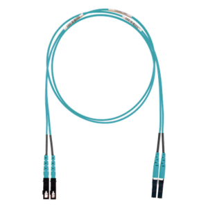 PANDUIT FX2ELLNSNSNM002 – Jumper de Fibra Óptica / OM3 50/125 / LC-SC Dúplex / LSZH / 2 m (6.56 ft) / Aqua