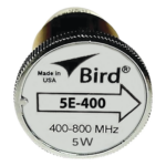 BIRD TECHNOLOGIES 5E-400 – Elemento de Medición en Línea / 5 Watt / 7/8" / 400-800 MHz / Para Wattmetro Modelo 43