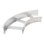 CHAROFIL CHC908R8X9AK – Curva Horizontal de 90° / Perfil Z / Ancho 9" / Peralte 3 1/4" / Radio 8" / Aluminio / Interior y Exterior