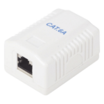 LINKEDPRO BY EPCOM LP-WP-40-C6A – Caja de Pared / 1 Puerto / Cat6A Blindado / T568A/B / 125 VAC / 1.5 A / 750 Ciclos / 0.131 ft x 0.131 ft