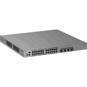 RUIJIE RG-CS63-24MG4XS-UPD – Switch Multi-GE Gestionable / 24 Puertos 2.5G PoE++ / 4 Puertos SFP+ 10G / Capacidad 200 Gbps / Enrutamiento Capa 3 / VSU / Protección Sobretensión 10 kV / Alimentación Redundante / Línea Cybrey