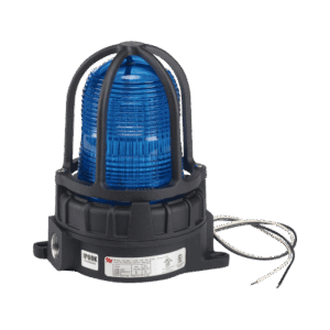 FEDERAL SIGNAL INDUSTRIAL 191XLS-120240-B – Luz de advertencia LED / Ubicaciones peligrosas / Montaje superficie / 120-240Vca / IP66 / Azul