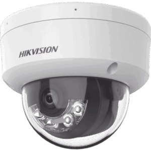 HIKVISION DS-2CD1123G3-LIUF – Cámara Domo IP / 2 Megapixel / Dual Light 30 m (98.4 ft) / Micrófono Integrado / IK08 / IP67 / PoE / H.265+
