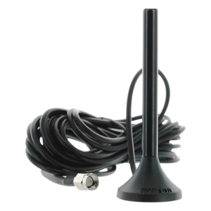 WILSONPRO / WEBOOST 301-126 – Antena Omnidireccional Magnética / Banda Dual 700-960 MHz y 1710-2270 MHz / Ganancia 3.1 dB / Cable RG174 3.81 m (12.5 ft) / Conector SMA Macho