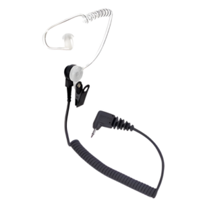 OTTO E1-10007 – Audífono con Tubo Acústico / Conector 3.5 mm Angular / Cable Retráctil 7" (17.8 cm) / Uso Discreto