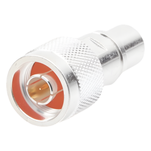 RF INDUSTRIES,LTD RFN-1001-S – Conector coaxial / N macho / Rosca-soldadura / Bronce plateado / Oro / Teflón / Cables LMR-400, CNT-400, RG8/U