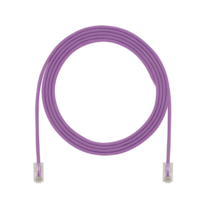 PANDUIT UTP28X5VL – Cable de Parcheo UTP Cat6A / CM/LSZH / 28AWG Diámetro Reducido / 1.52 m (5 Pies) / Violeta