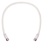 WILSONPRO / WEBOOST 950-602 – Jumper Coaxial / RG-6 / 60.96 cm (2 pies) / Conectores F Macho / 75 Ohm / Blanco