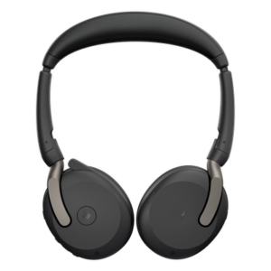 JABRA EVOLVE2-65-FLEXSMSA – Diadema Bluetooth / ANC Híbrido / Bluetooth 5.2 + USB-A / Alcance 30 m (98.4 ft) / Batería 32 h / Diseño Plegable