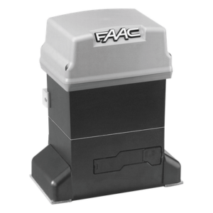 FAAC 109746 – Operador para Puerta Corrediza / Capacidad 600 kg / Longitud de Hoja 40 m (131.2 ft) / Velocidad 9.6 m/min / IP44 / 220 VAC