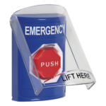 STI SS24A2EM-EN – Botón de Emergencia / Superficie / Antiactivación Accidental / Bocina Pre Alarma / Doble Relé Forma C / UL/ADA/CE