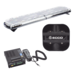 ECCO 12TR48KIT130 – Kit de Sirena Vehicular / Barra de Luces 48 in (121.9 cm) / 130 LED / Dual Color / 100 W / 48 Patrones / SAE J1849