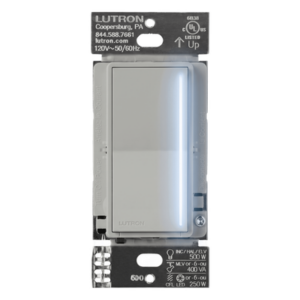 LUTRON RADIORA 3 RRSTPRONPB – Atenuador de pared / 250 W LED-CFL o 500 W Inc/Hal/ELV o 400 VA MLV / neutro / RTISS / Pebble / RadioRA 3