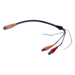 STREAMAX TRANSFERCABLE – Cable Adaptador para MDVR / Conector Aviación 4 Pines a BNC / Video, Audio y Alimentación / 40 cm (15.7 in)