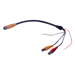 STREAMAX TRANSFERCABLE – Cable Adaptador para MDVR / Conector Aviación 4 Pines a BNC / Video, Audio y Alimentación / 40 cm (15.7 in)
