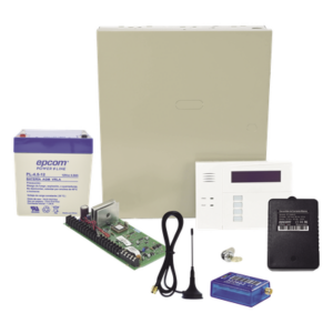 HONEYWELL HOME RESIDEO VISTA48-60RF-MINI2G – Panel de Control Antirrobo Híbrido / 8 a 48 Zonas / 3 Particiones / Comunicador 2G / Teclado-Receptor Inalámbrico