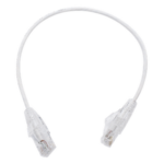 LINKEDPRO BY EPCOM LP-UT6-030-WH28 – Cable de Parcheo Slim UTP / Cat6 / 28 AWG / 30 cm (0.98 ft) / Blanco / RJ45
