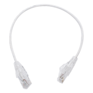 LINKEDPRO BY EPCOM LP-UT6-030-WH28 – Cable de Parcheo Slim UTP / Cat6 / 28 AWG / 30 cm (0.98 ft) / Blanco / RJ45