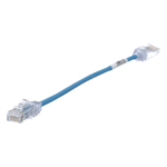 PANDUIT UTP28SP8INBU – Cable de Parcheo UTP / Cat6 / 28AWG Diámetro Reducido / 20.2 cm (0.66 ft) / Azul