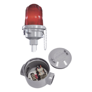 RAWELT LOSW – Relevador de transferencia / Doble lámpara / Aluminio diecast / Resistencia viento 240 km/h / -55°C a +55°C / 31.8 mm (1 1/4') entrada
