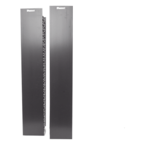 PANDUIT WMPVHC45E – Organizador Vertical de Cable / Doble Capacidad Frontal y Posterior / 45 RU / 6.7in (170mm) Ancho / 83.0in (2108mm) Alto / Negro