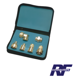 RF INDUSTRIES,LTD RFA-4013 – Kit de Adaptadores RF / 7-16 DIN y N / 6 Piezas / Rectos y Angulares / Telecomunicaciones