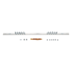 PANDUIT RGRB19U – Barra de Conexión a Tierra / 19' (483 mm) / 20 Orificios / Tornillos #12-24 Incluidos / EIA-310 / TIA-942