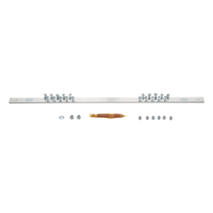 PANDUIT RGRB19U – Barra de Conexión a Tierra / 19' (483 mm) / 20 Orificios / Tornillos #12-24 Incluidos / EIA-310 / TIA-942