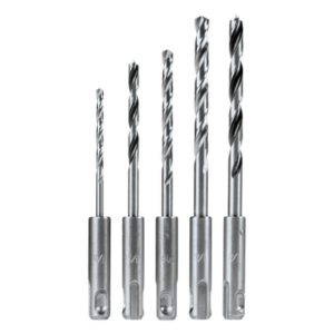 MAKITA B59243 – Juego de Brocas SDS-PLUS / 5 Piezas / HSS-G 135° / Punta Brad / Madera y Metal