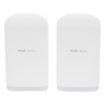 RUIJIE RG-EST350G – Kit Punto a Punto / Wi-Fi 5 867 Mbps / 5 GHz / Alcance 5 km (16,404 ft) / Antena 16 dBi / 3 Puertos Gigabit / IP55 / Administración Cloud