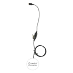 OTTO E1-1W2CH131 – Micrófono de Cable / Serie LOC / Compatible ICOM IP100H / Conector 5 lb / Kevlar Reforzado / PTT Ergonómico