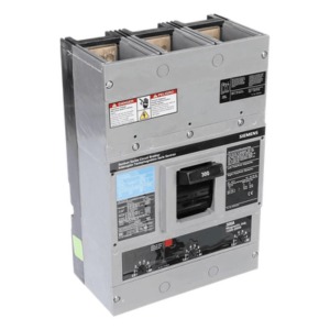 SIEMENS JXD63B300 – Interruptor Termomagnético / 600V CA / 3 Polos / 300A / Sin Zapatas / Capacidad Interruptiva 65kA / 40°C