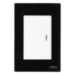 JWJ JTL-F7601 – Apagador Sencillo / 10 A / 127 Vca / 60 Hz / Carcasa Negra