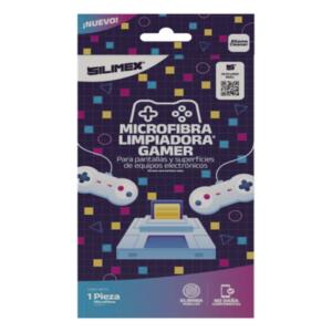 SILIMEX MICROFIBRA-GAMER – Paño de Microfibra / 30x30 cm / Sin Pelusas / Lavable / Gaming y Electrónica