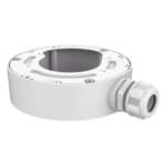HIKVISION DS-2280ZJ-WA140 – Caja de Conexión para Cámara Fisheye IP / Montaje Vertical en Poste / Acero Inoxidable / Diámetro Ajustable 67-127 mm / Uso Exterior
