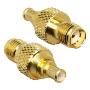 SYSCOM PARTS ADP-SMAF-MCXM – Adaptador RF / SMA Hembra a MCX Macho / 50 Ohm / Latón Niquelado / DC-6 GHz