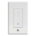 SHELLY SHELLYPLUSWALLD – Interruptor Atenuable de Pared / Wi-Fi 2.4 GHz / 400 W Incandescente / Control Táctil / -20°C a 40°C / Compacto 104x44x39 mm