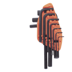 EPCOM POWERLINE EPHL10A – Juego de Llaves Hexagonales / 10 Piezas / 1 mm a 10 mm / Acople Rápido / Rack Plástico