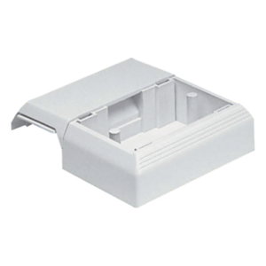PANDUIT T45WCIW – Caja Superficial con Bisagras / PVC Rígido / Grado V-0 UL94 / Instalación a Presión / 0 a 50°C / Para Canaletas T45