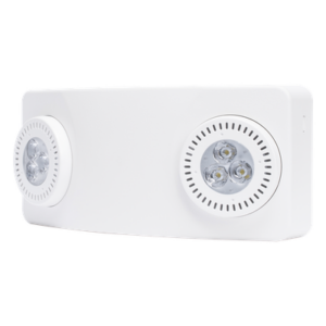 SFIRE SF-1960-LF – Luz de Emergencia LED / 520 Lúmenes / 90 min Autonomía / Cobertura 15.8 m (51.8 ft) / Montaje Pared o Techo / UL 5VA