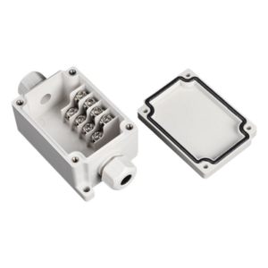 PRECISION PST-TJ-4P – Caja de Conexión Exterior / 4 Líneas / IP66 / 110 VCA 3 A / -40 a +120 °C / 102 x 50 x 40 mm