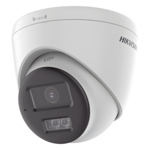 HIKVISION DS-2CE78U0T-LTS – Cámara Turret TURBOHD / 4K 8 Megapixel / Dual Light 40 m (131.2 ft) / Audio Bidireccional / IP67 / Lente 2.8 mm / 113°