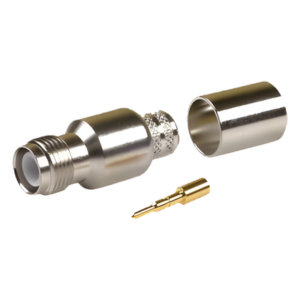 RF INDUSTRIES,LTD RP-1216-I – Conector TNC Hembra Inverso / Cuerpo Bronce Niquelado / Contacto Oro / Teflón / Anillo Plegable / LMR-400, 9913, 7810A, 8214, CNT-400, RG8/U-SYS, RFLASH-1113