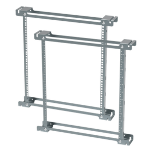 HOFFMAN PTRA24T – Ángulos de Rack / 19 Pulgadas / 12U / Orificios Roscados / Acero Zinc Plated / 533 mm (21 in) / EIA-310