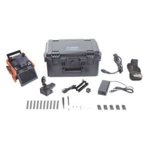 TEMPO 915FS-KIT1 – Fusionadora de Fibra Óptica / Alineación Activa por Revestimiento / 4 Motores / Pérdida SM 0.02 dB / Pantalla Touch 5.0" / IP52 / 150 Empalmes por Carga