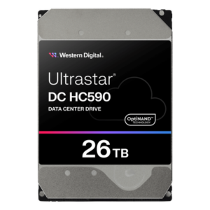Western Digital (WD) WUH722626ALE6L4 – Disco Duro Enterprise Data Center / 11-Discos Plataforma / Hasta 26TB CMR / HelioSeal / 7200 RPM / SATA 6Gb/s SAS 12Gb/s / OptiNAND / ArmorCache / 2.5M Horas MTBF