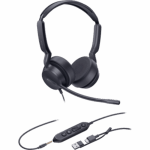 YEALINK UH42-SE-DUAL-USB-C/A – Audífonos Yealink UH42 SE Dual USB C/A con Cancelación de Ruido por IA para Llamadas y Videoconferencias