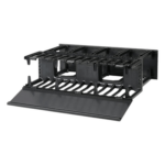PANDUIT NM3 – Organizador de Cables Horizontal / Doble Frontal y Posterior / Rack 19in / 3UR / 5.25in (133mm) de Altura